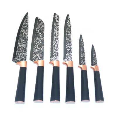 High quality stainless steel wooden handle kitchen knife set steak knife