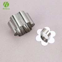 Stainless steel DIY mousse ring with pusher dessert ring Cake Mold