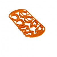 Amazon hot selling directly food safety mini plastic biscuit cookie cutter halloween mold